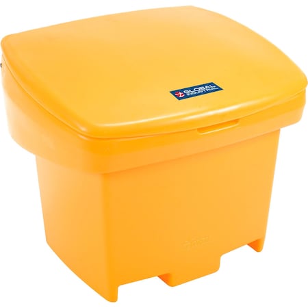 Global Industrial Outdoor Storage Container, 30Lx25Wx24H, 5.5 Cu. Ft., Yellow 493698
